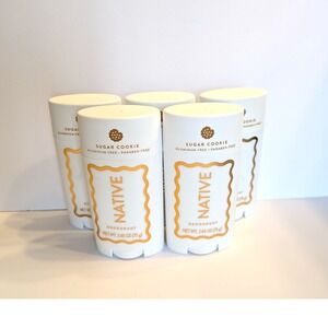 5 Native Deodorant Sugar Cookie Limited Edition Holiday 2.65 oz Aluminum Free